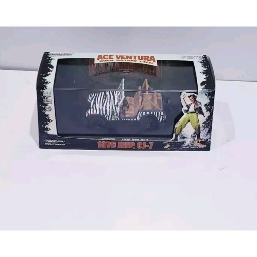 Greenlight 978 Jeep CJ-7 Ace Ventura 1:43 Scale Model Car